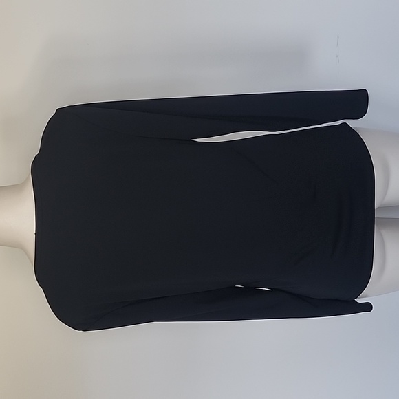 Robert Rodriguez black long sleeve ruched top-M - Picture 4 of 8